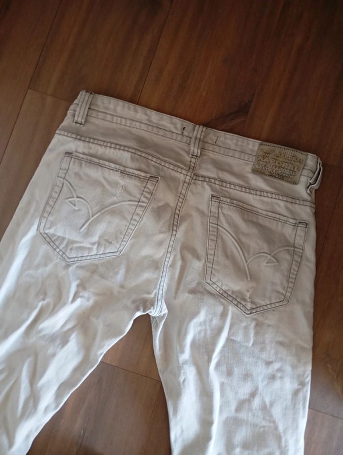 Kaporal 👖 jean homme gris pâle taille 34 us soit 44 Fr demi slim - photo numéro 7