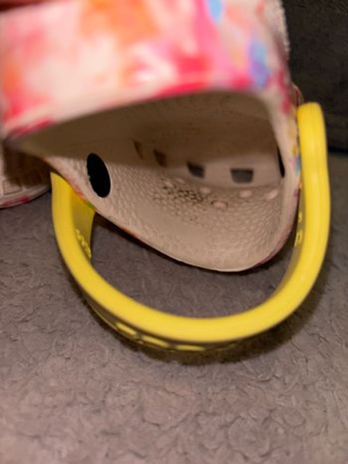 Crocs jaune multicolore - photo numéro 4