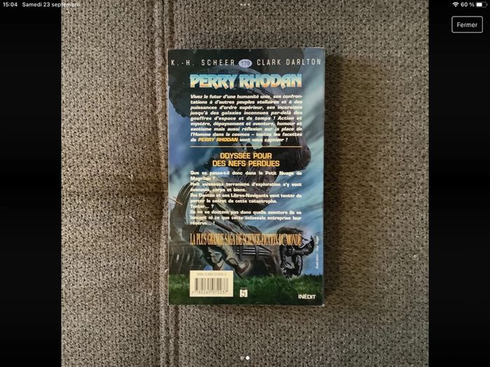 Livre Perry Rhodan odyssée pour des nefs perdues - photo numéro 2