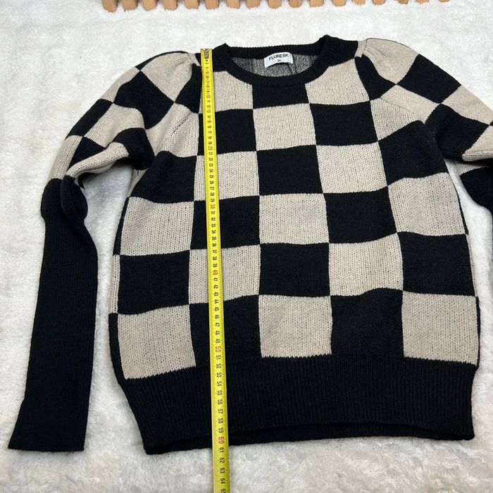 Pull Lissa Trui Kiezell – Noir et Gris à Carreaux by Fluresk - photo numéro 7