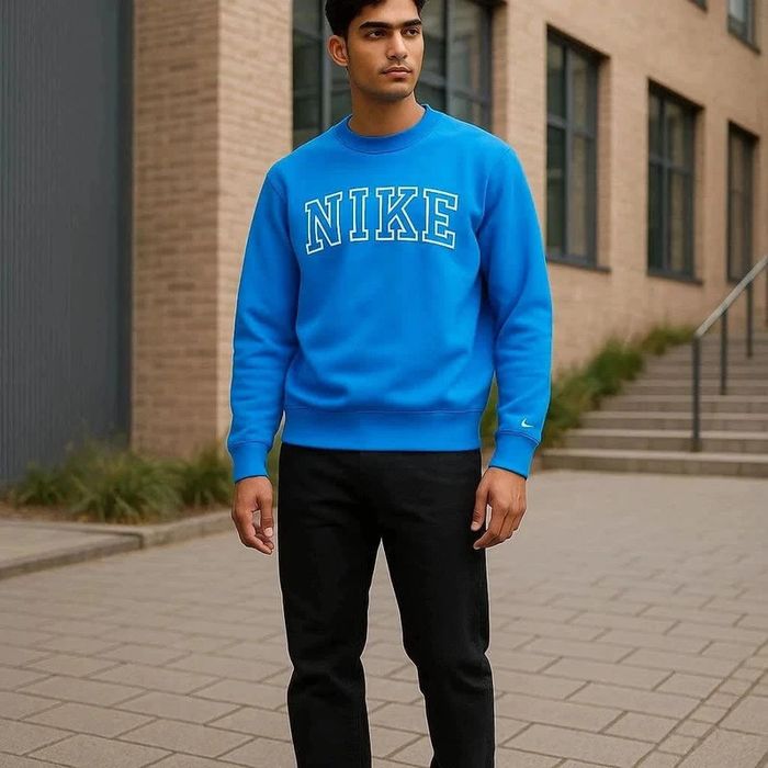 Sweat bleu Nike S