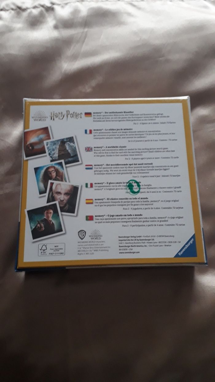 Memory Harry Potter - photo numéro 2