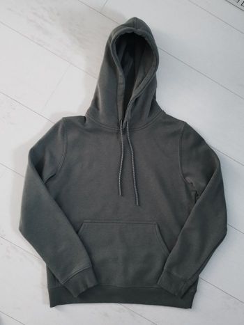 Sweat à capuche vert kaki