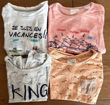 Lot de 4 t-shirts