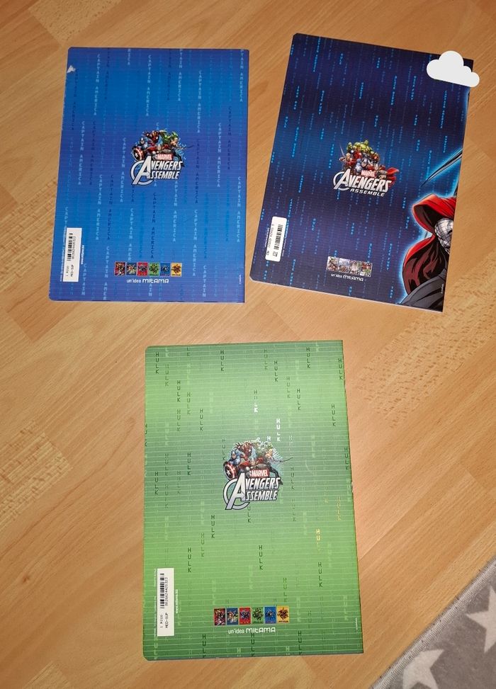 Lot de 3 cahiers Avengers - photo numéro 2
