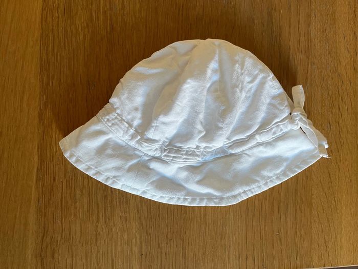 Chapeau bébé fille Jacadi blanc 43 cm