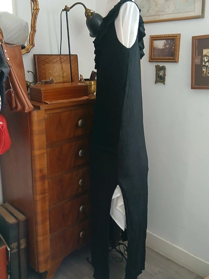 Robe maxi longue one shoulder une épaule gypsy chic bohème - photo numéro 3