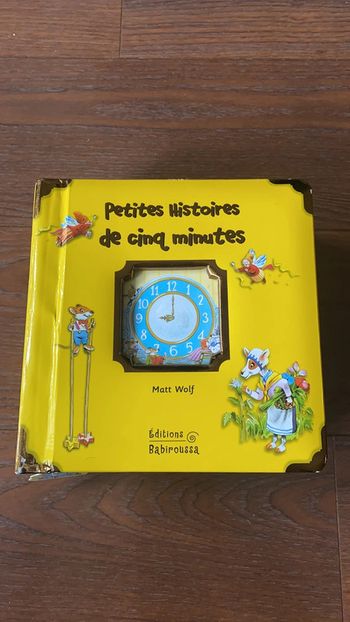 Livre petites histoires de cinq minutes