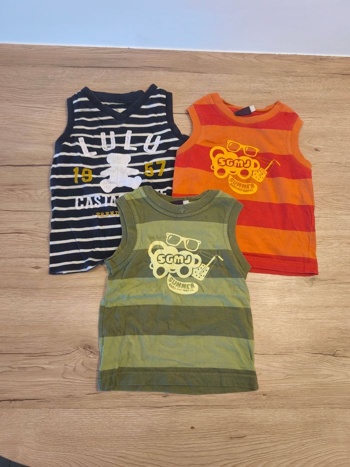 Lot débardeur 2 ans