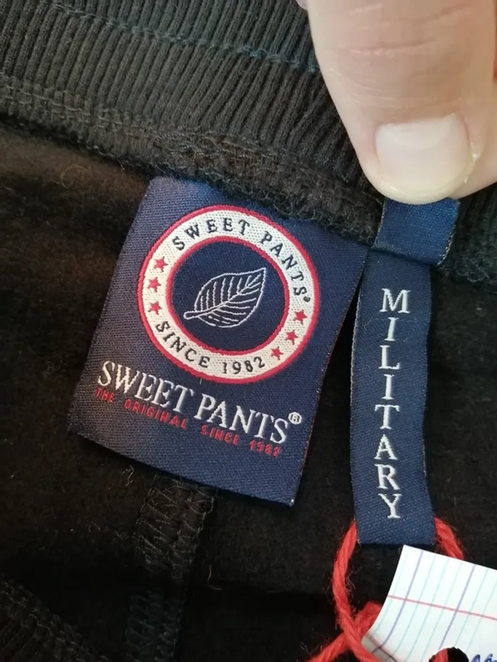 Pantalon jogging cargo noir coupe military fermeture éclair chevilles / sweet pants / (L) - photo numéro 11