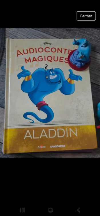 Livre et figurine 4 des audiocontes Magiques altaya audio conte audio compte disney