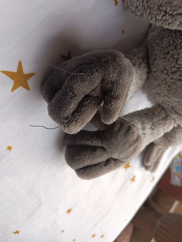 Doudou peluche plush Teddy singe chimpanzé monkey nœud papillon budi basa budibasa - photo numéro 13