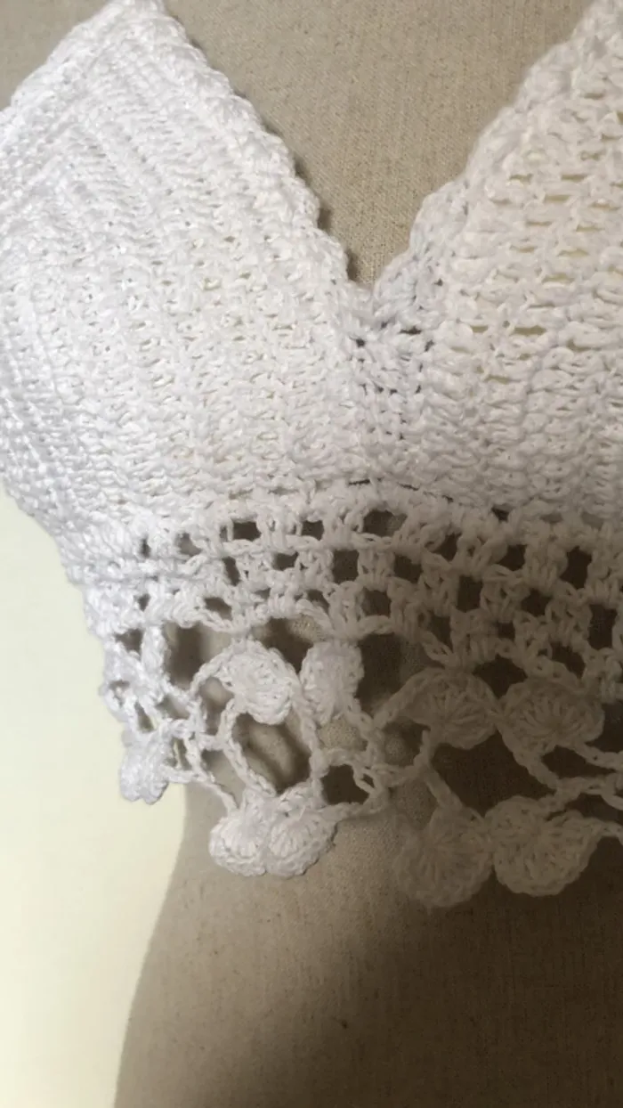 Top crochet ou haut maillot bain - photo numéro 2