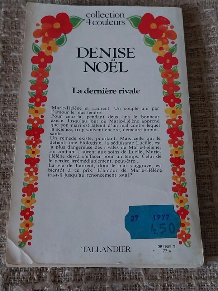 La dernière rivale Denise Noel Tailandier 1977 - photo numéro 2