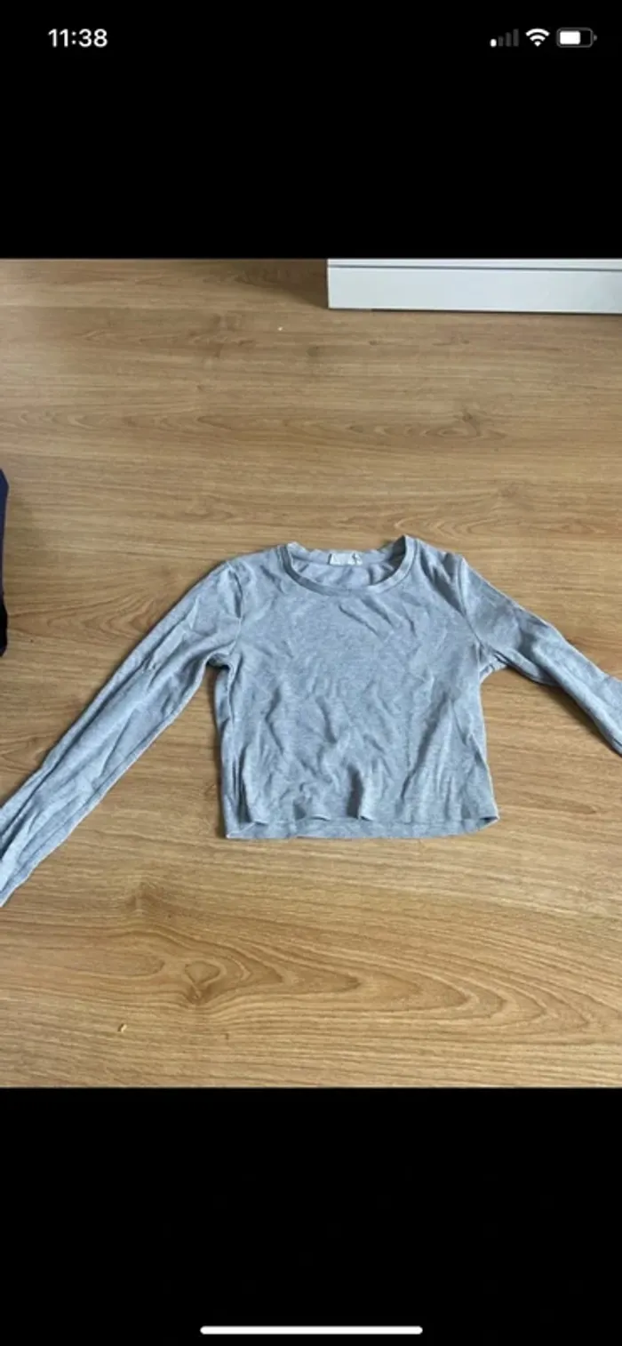 t shirt manche longue femme taille S - photo numéro 2