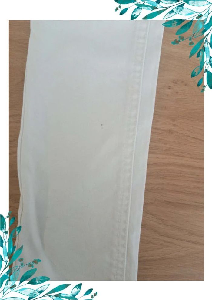 Pantalon blanc fille 4 ans - photo numéro 4