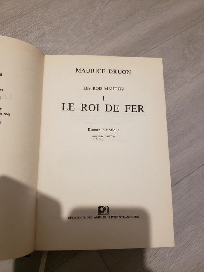Livre le Roi de Fer Maurice Druon - photo numéro 4