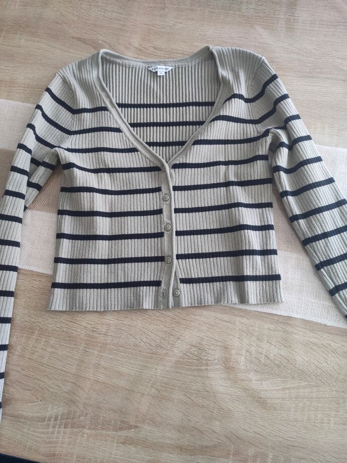 Cardigan rayé - photo numéro 2