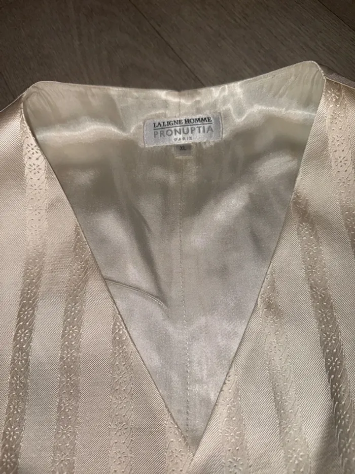 Gillet costume en soie pronuptia Paris - photo numéro 3