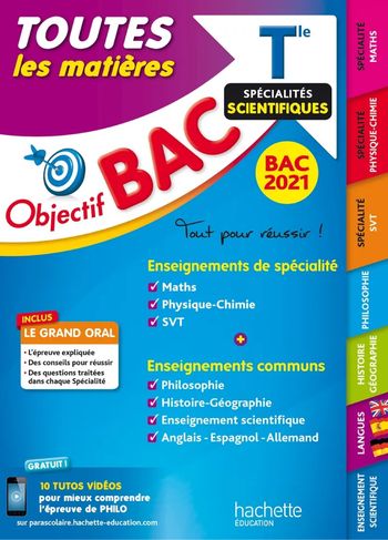 Objectif bac spécialité scientifique