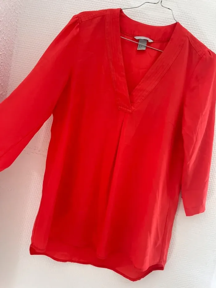 Blouse rouge