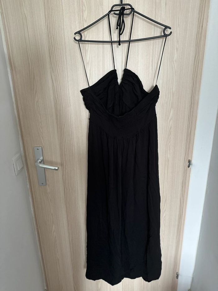 Robe longue dos nu noir taille XL H&M - photo numéro 4