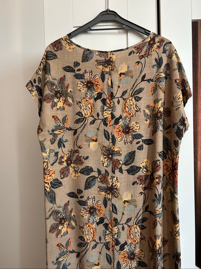 Robe longue marron à motifs Neuve Shein Taille XL - photo numéro 8