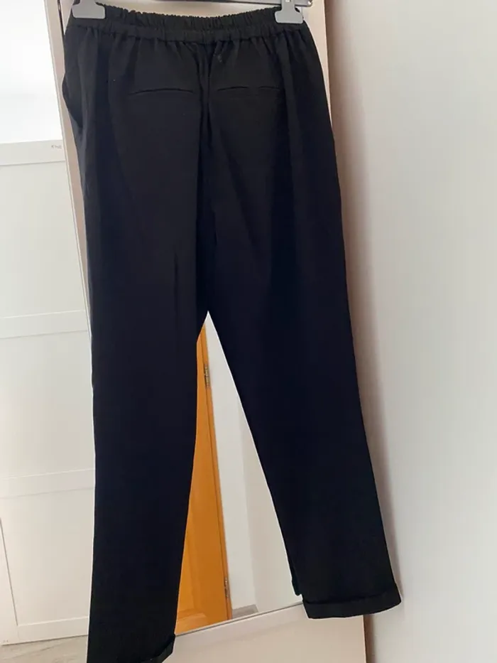 Pantalon droit noir M - photo numéro 2