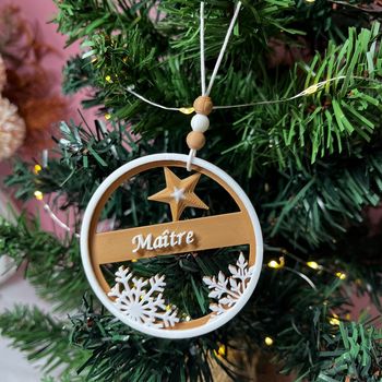 Décoration de Noël personnalisée - Impression 3D en PLA biosourcé