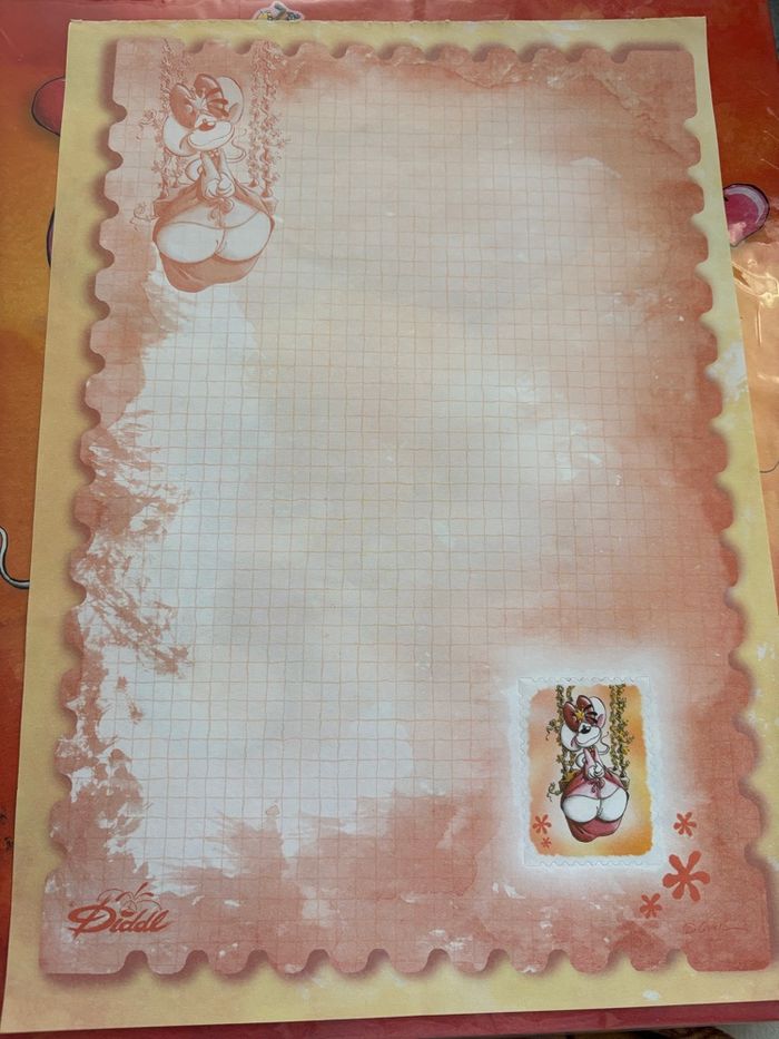 Lot de 20 feuilles Diddl - photo numéro 2