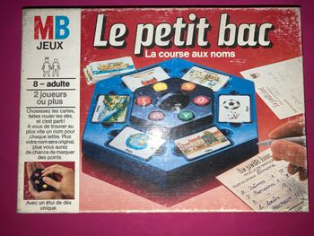 Jeu le petit bac