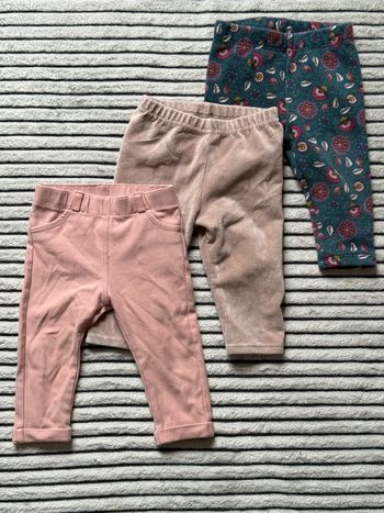 Lot 3 pantalons 9 mois
