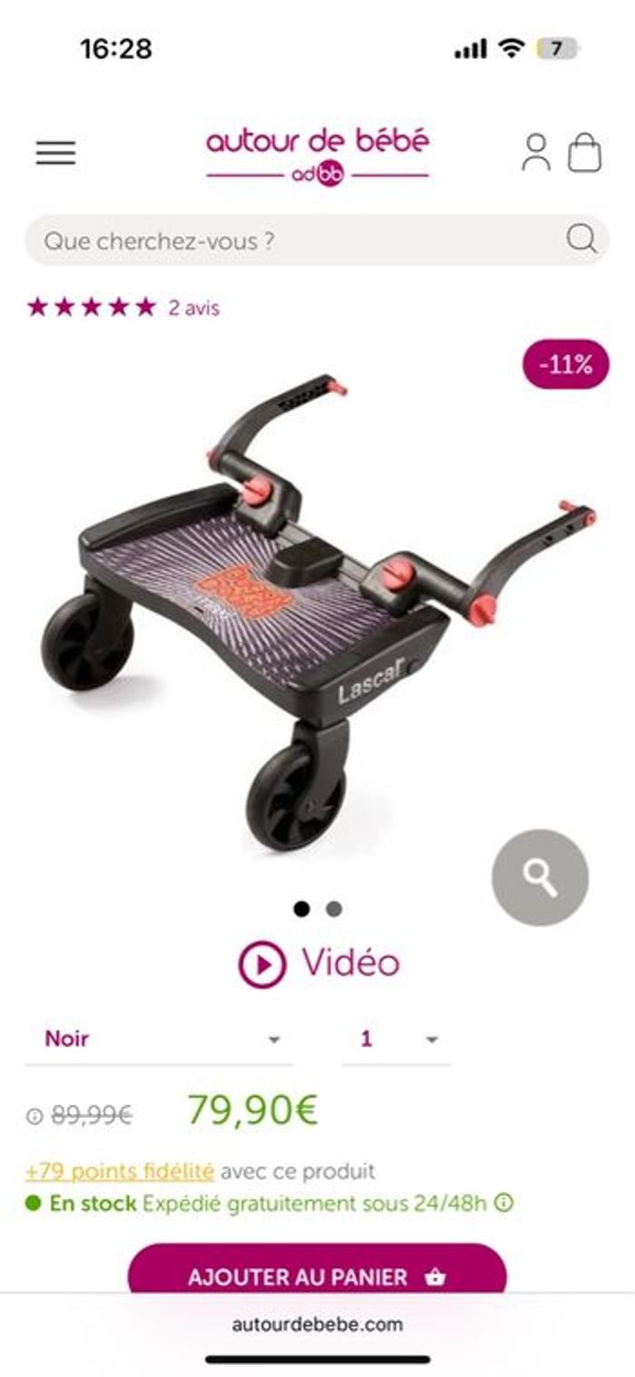 Planche pour pousette - photo numéro 2