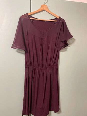 Robe d état mauve grain de maline