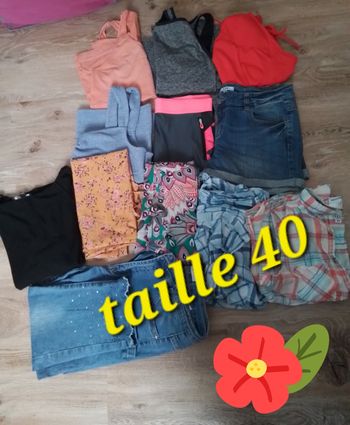 Vêtements femme été taille 40 excellent état 