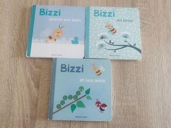 Lot de 3 livres des aventures de Bizzi l'abeille