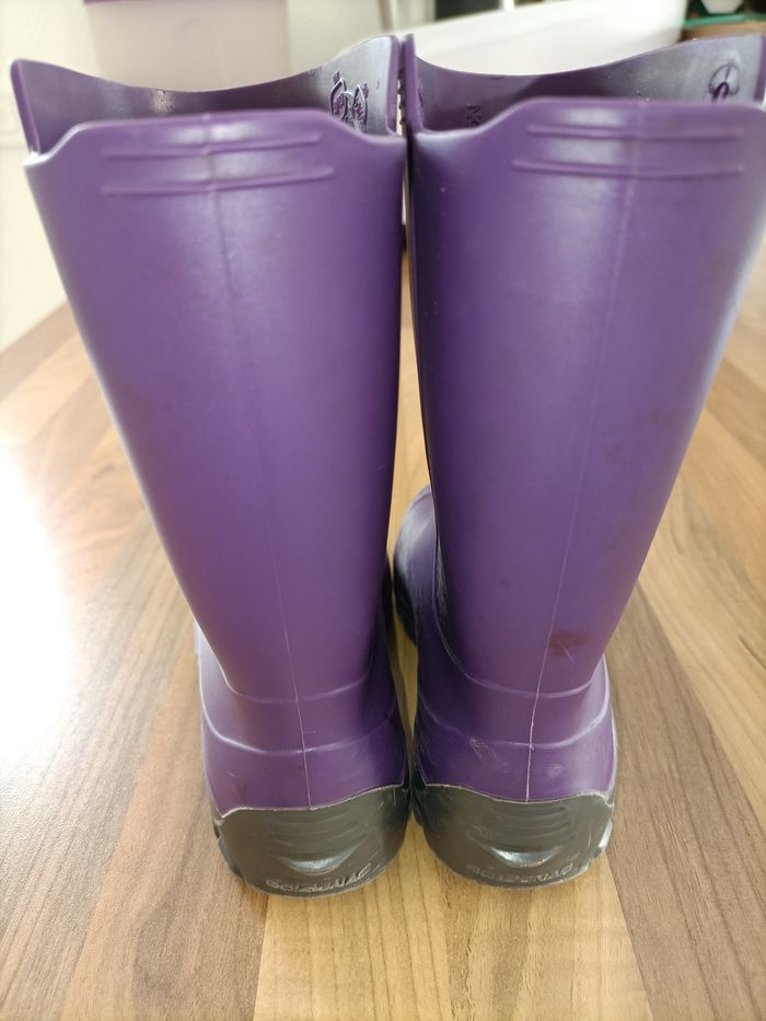 Bottes de pluie violette solognac 26-27 - photo numéro 6