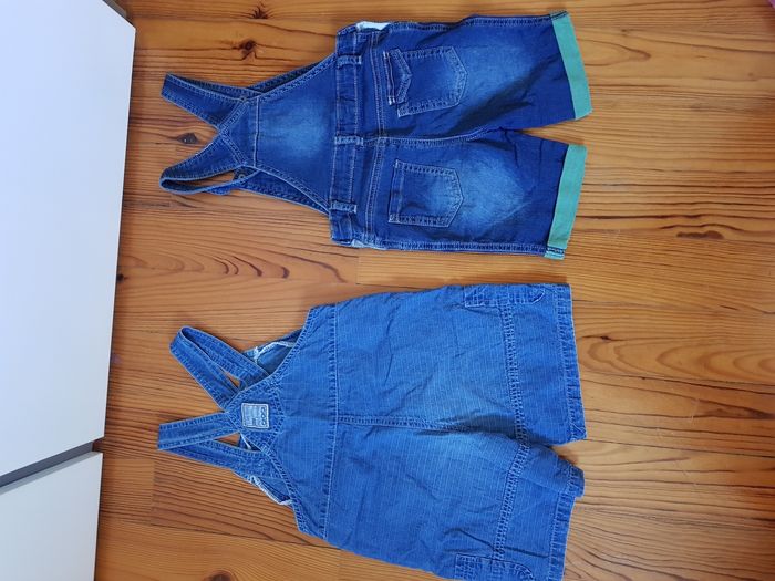 4 ans - Lot de 2 salopettes short - photo numéro 2