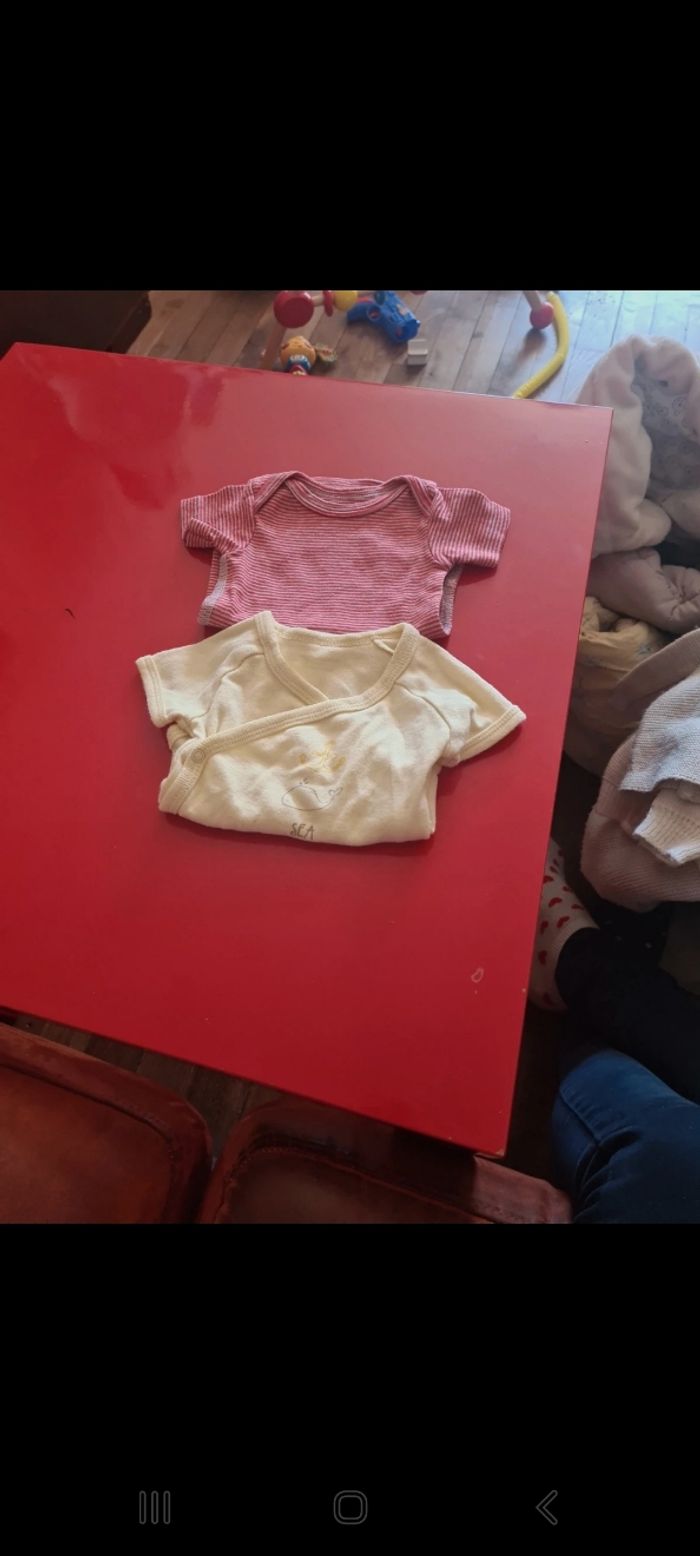 2 body  naissance manche courte
