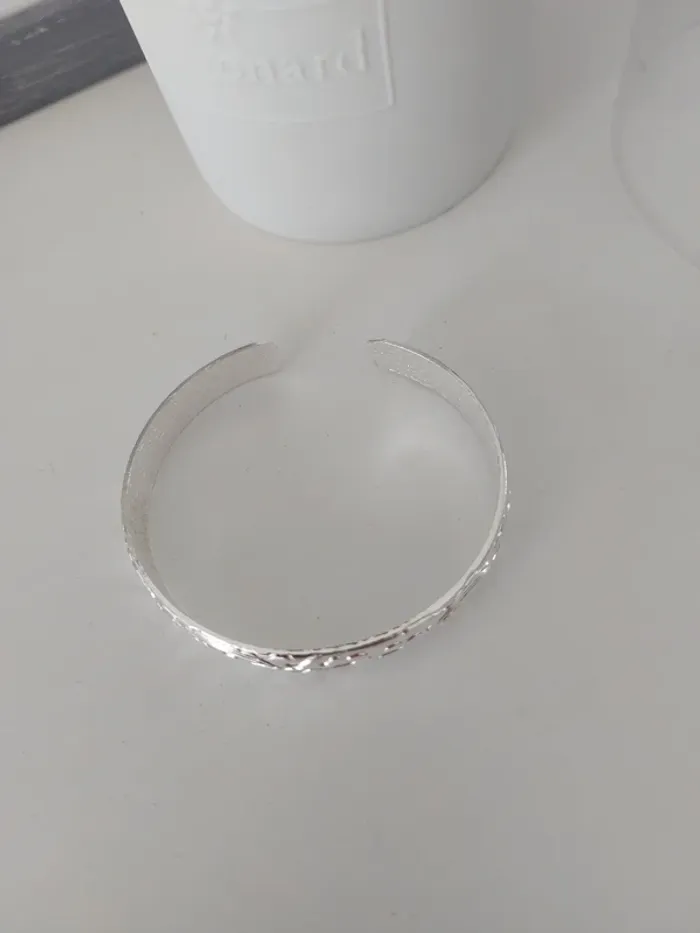 Bracelet manchette en argent - photo numéro 3