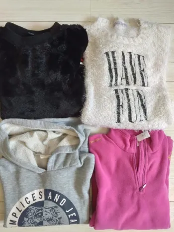 Lot de 4 pulls fille 12 ans