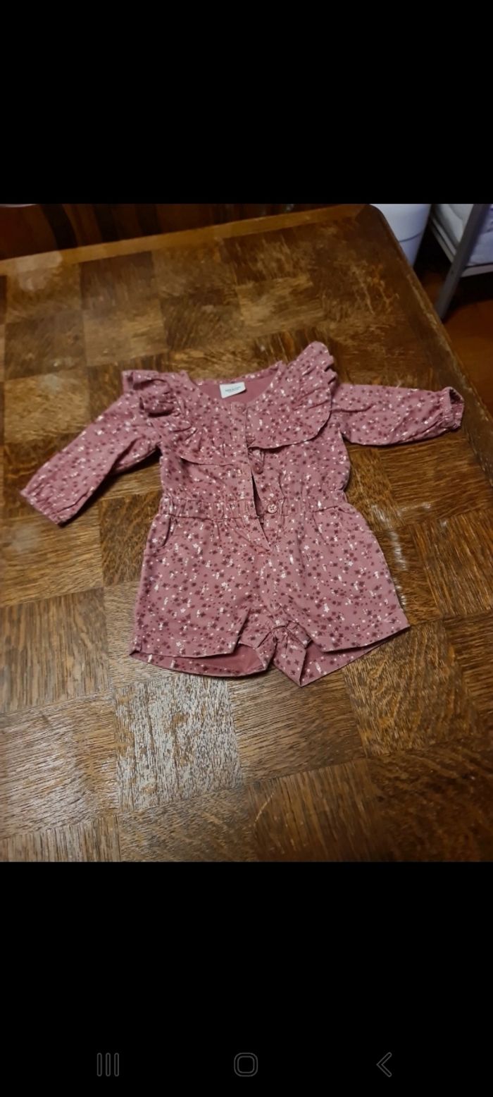 Combi short bébé 3mois