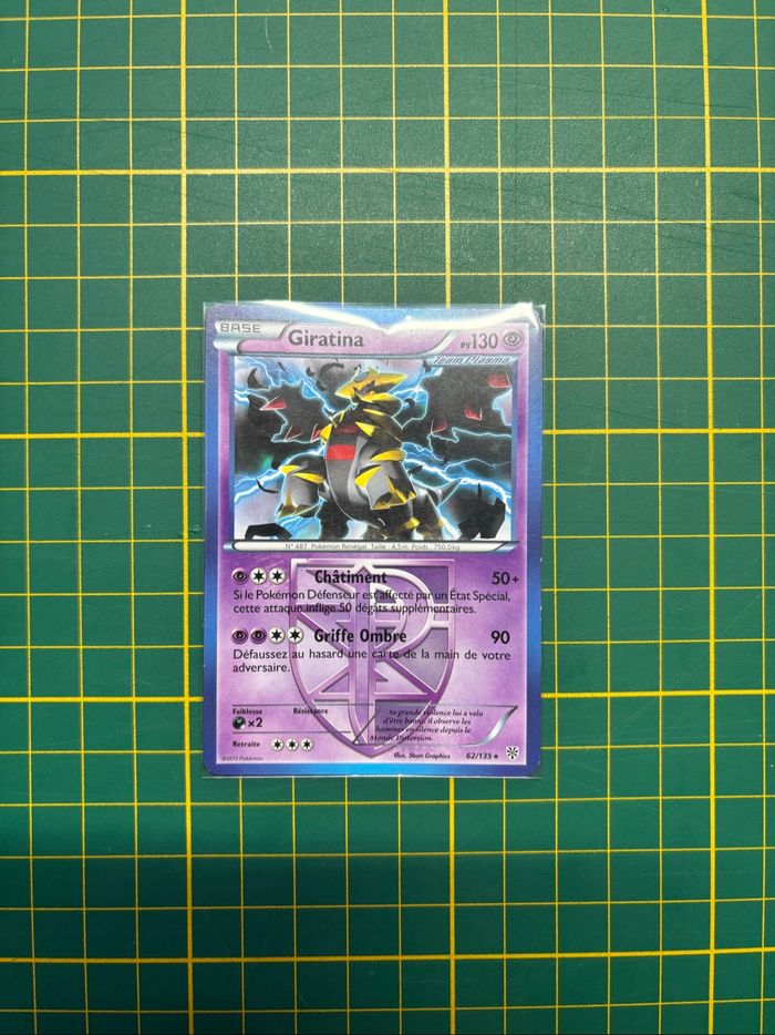 Carte Pokémon giratina team plasma tempête plasma 62/135