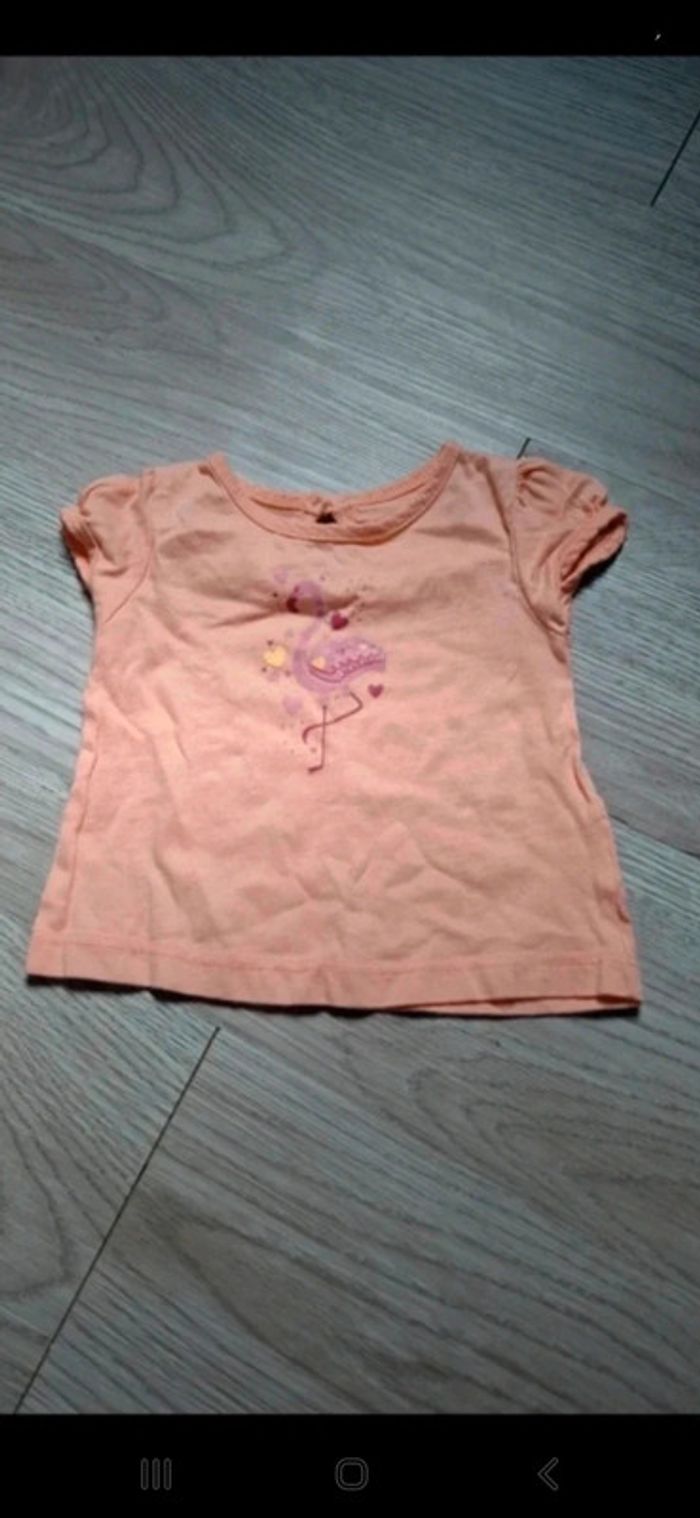 T-shirt Ă manches courtes In Extenso 62cm 3mois đź‘»