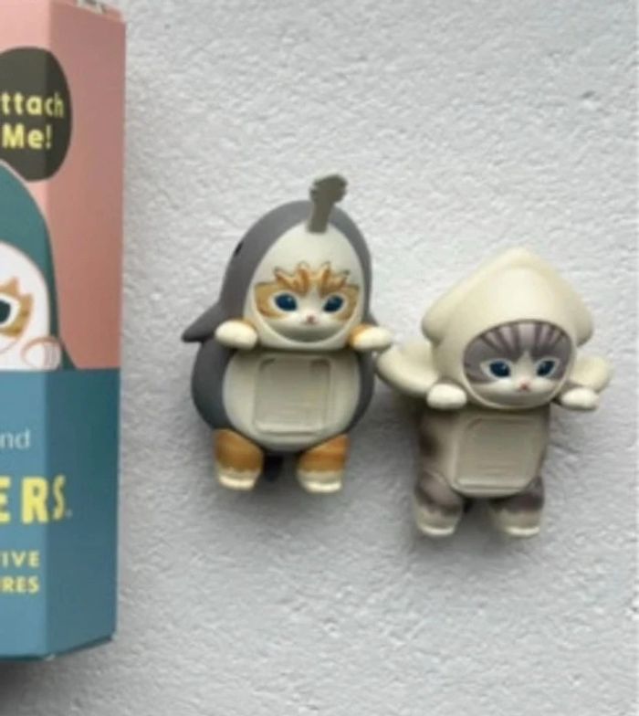 Lot de 2 sonny angels hippers mofusand squid shark blue
