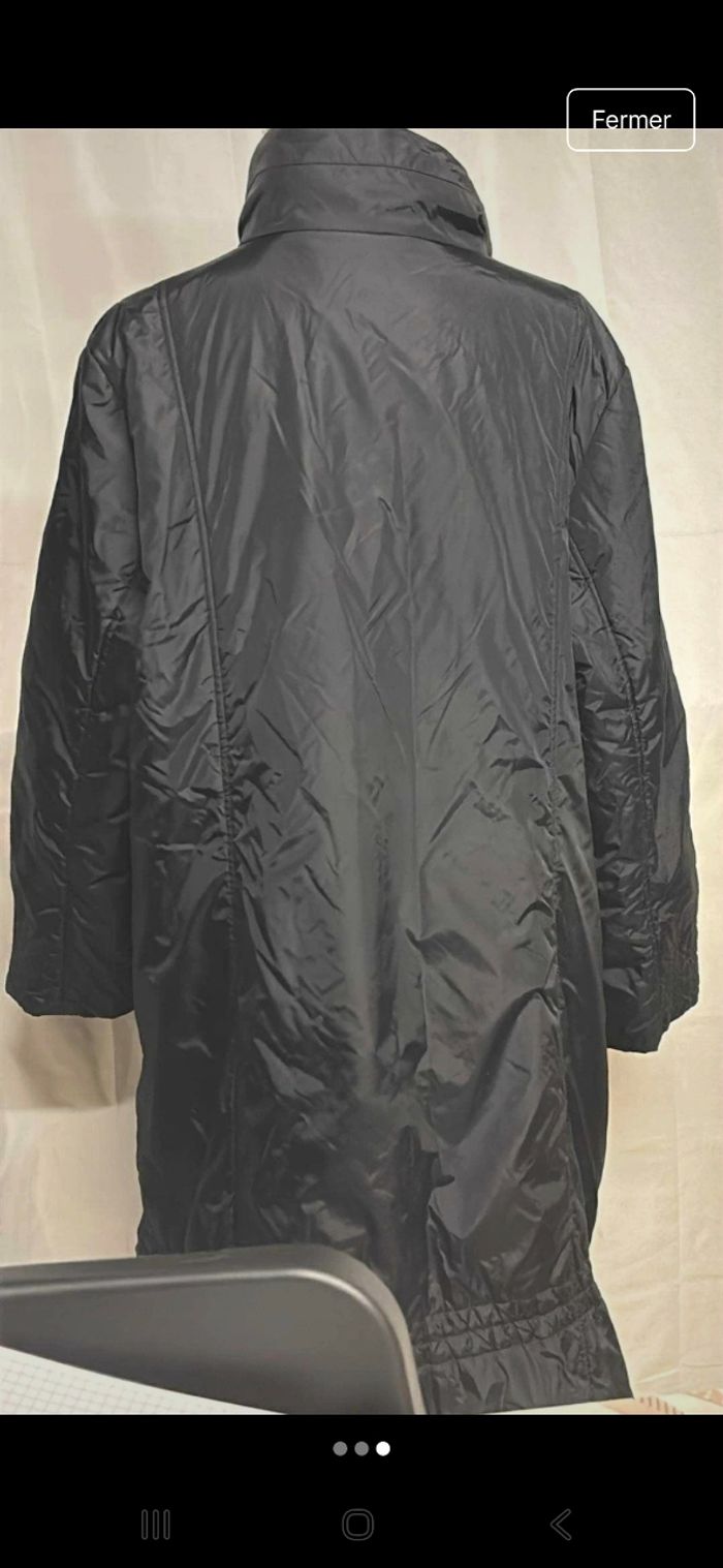 Manteau long noir Christine laure  t48 - photo numéro 3