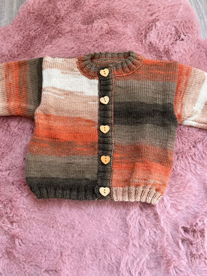 Gilet mixte tricot 6 mois - photo numéro 2