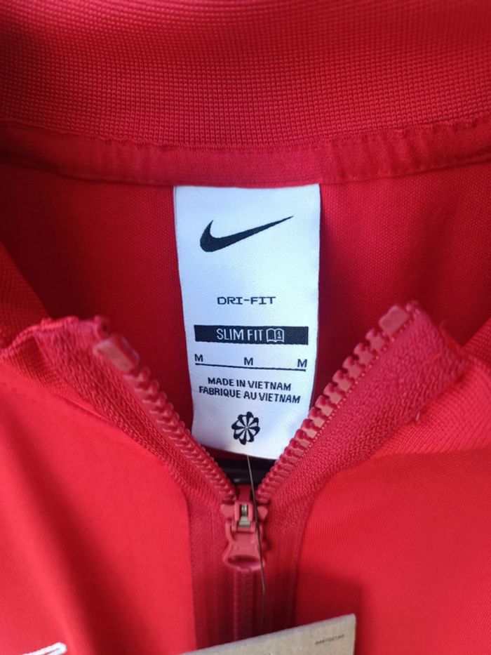 Veste de survêtement rouge Nike slim fit homme taille M - photo numéro 3