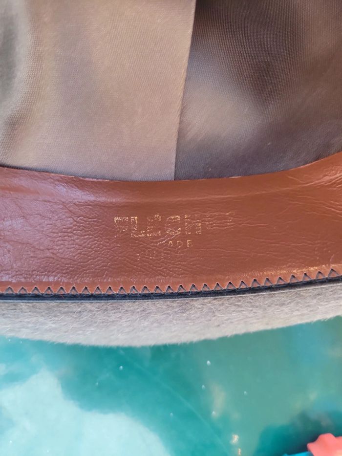 Chapeau flechet gris vintage - photo numéro 10