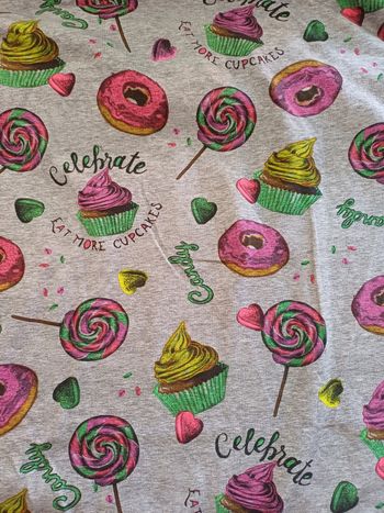 Coupon tissu jersey" cupcake"